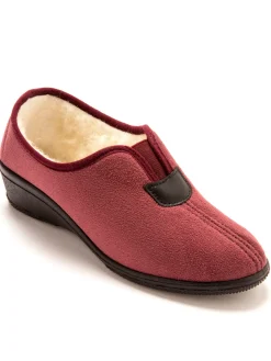 Outlet Pantoufles fourrées laine majoritaire Femme Pantoufles, Chaussons