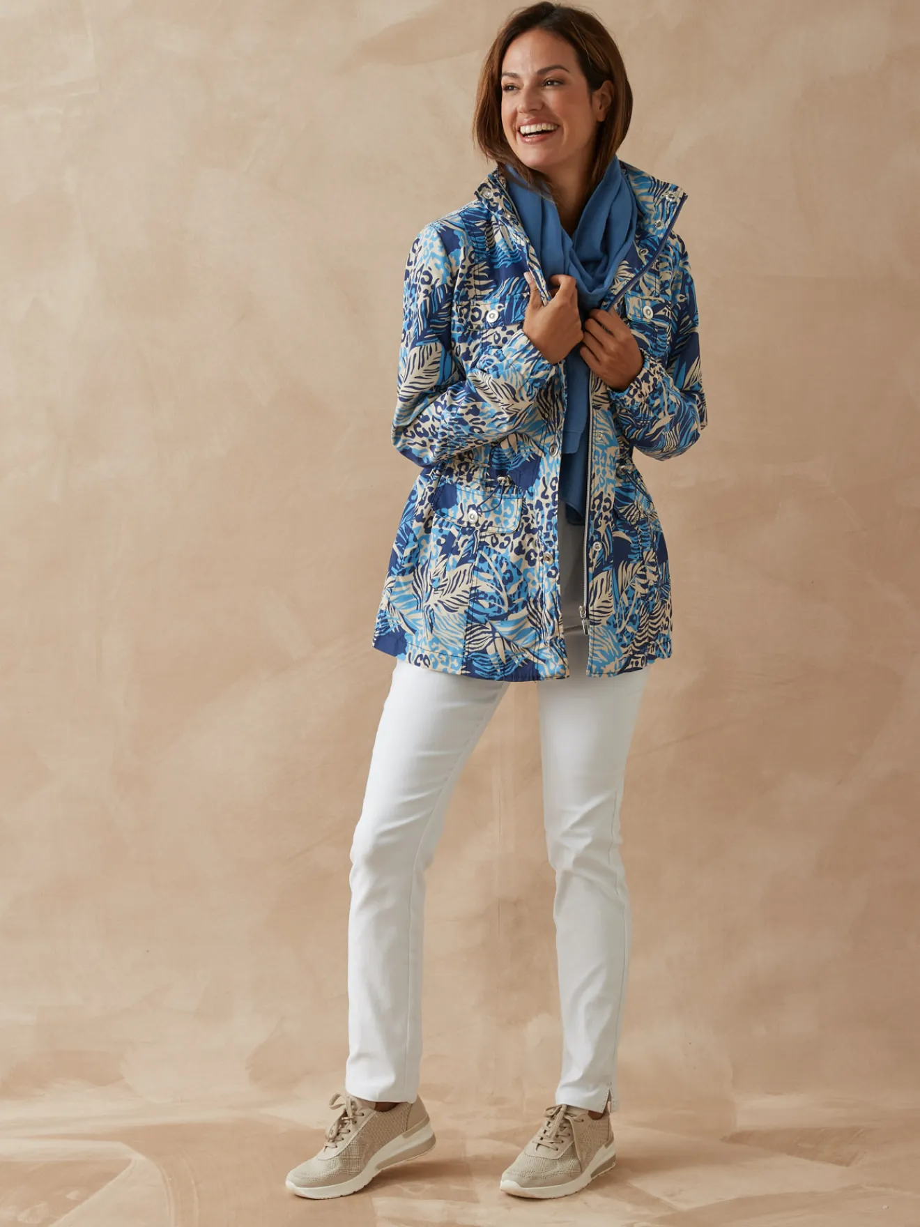 Hot Parka déperlante à capuche amovible Femme Manteau, Parka