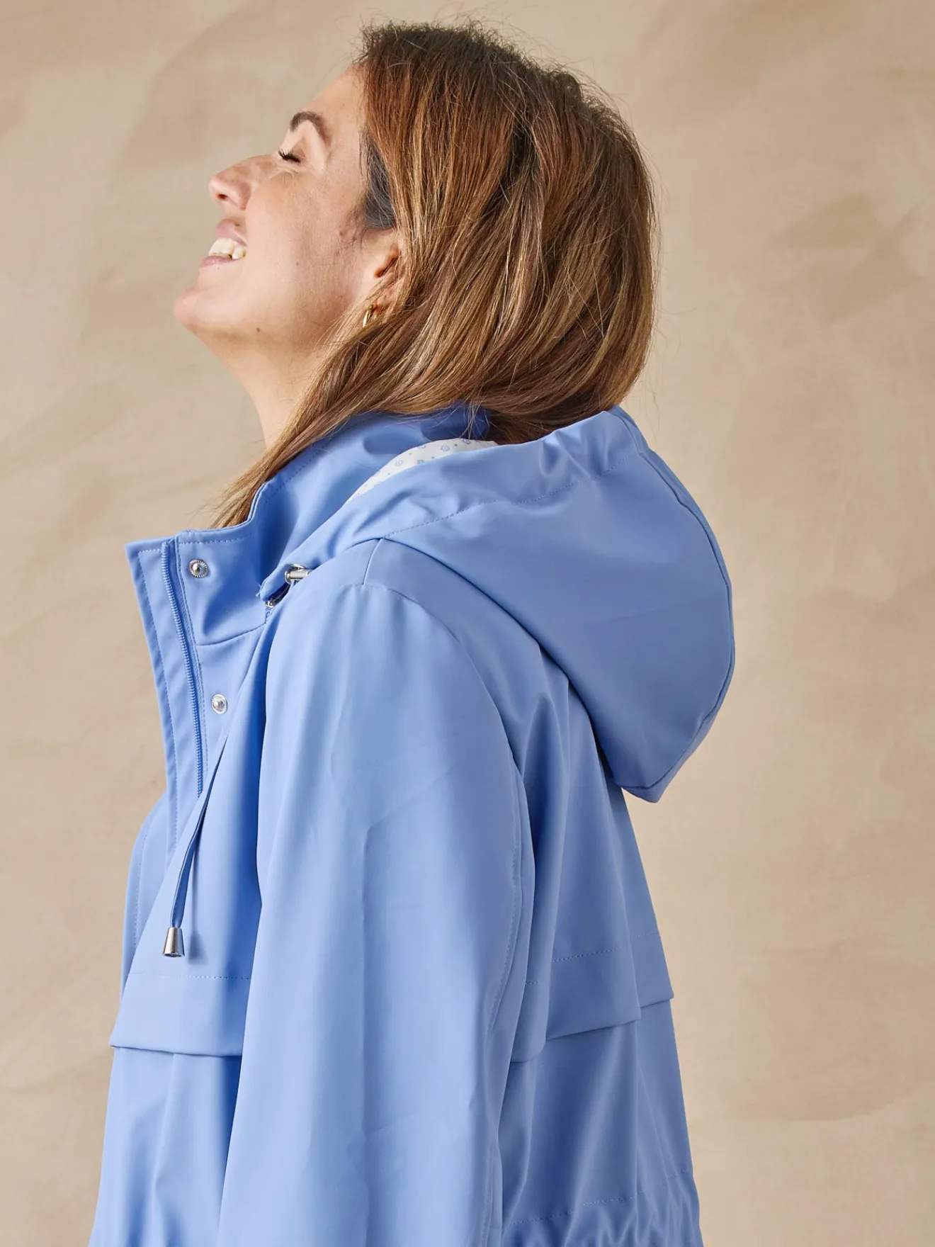 Outlet Parka déperlante capuche amovible Femme Manteau, Parka