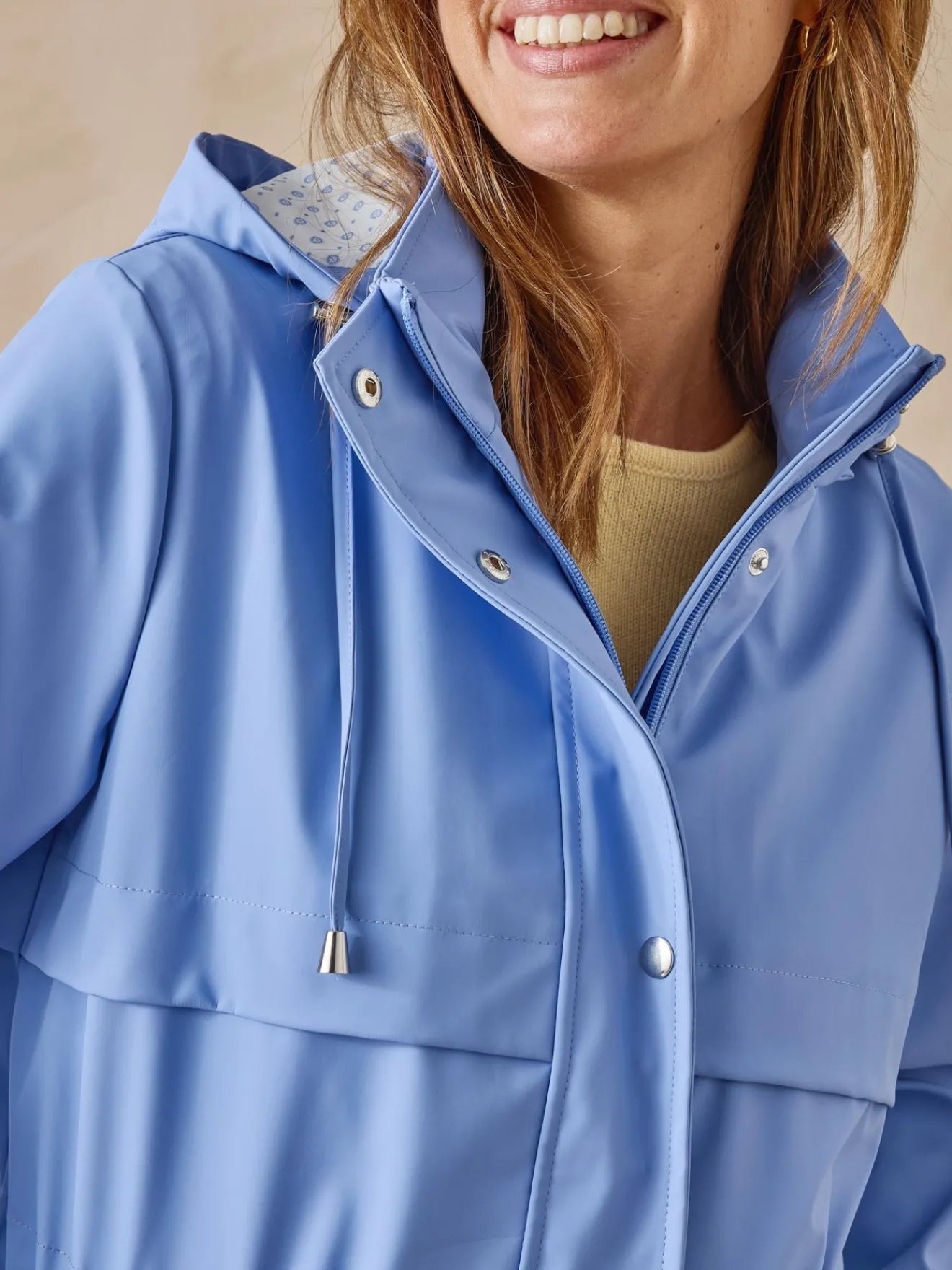 Outlet Parka déperlante capuche amovible Femme Manteau, Parka