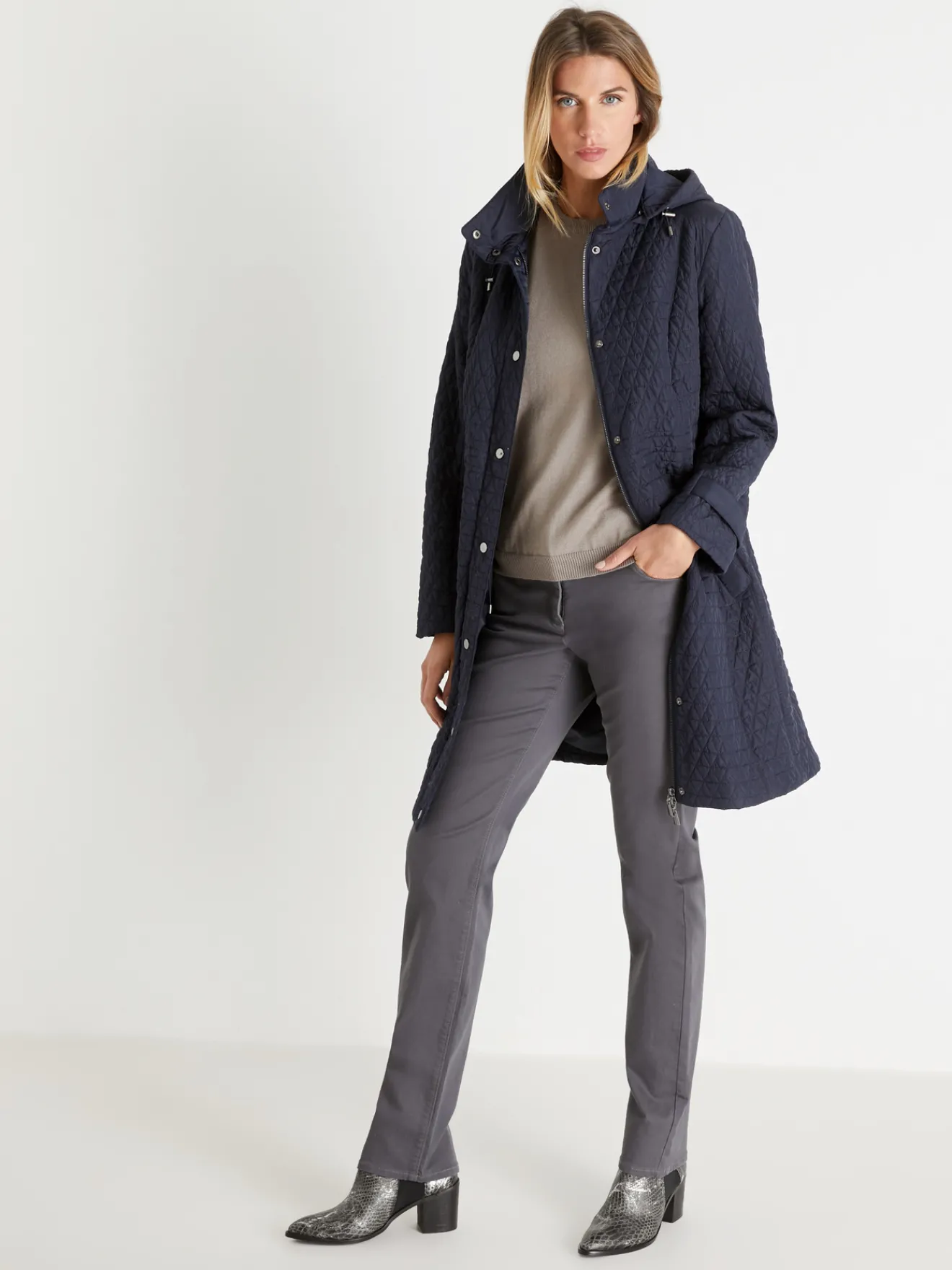 Sale Parka longue matelassée déperlante Femme Manteau, Parka