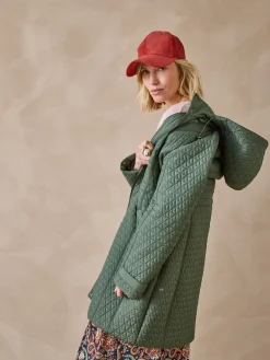 Discount Parka longue matelassée déperlante Femme Manteau, Parka