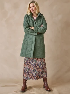 Discount Parka longue matelassée déperlante Femme Manteau, Parka