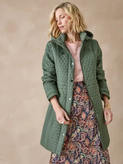 Discount Parka longue matelassée déperlante Femme Manteau, Parka