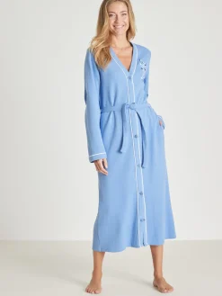 Hot Peignoir en maille nid d'abeille Peignoir, Robe De Chambre