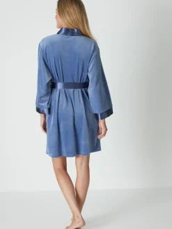 Discount Peignoir kimono court velours Peignoir, Robe De Chambre