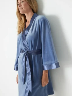 Discount Peignoir kimono court velours Peignoir, Robe De Chambre