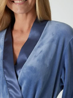 Discount Peignoir kimono court velours Peignoir, Robe De Chambre