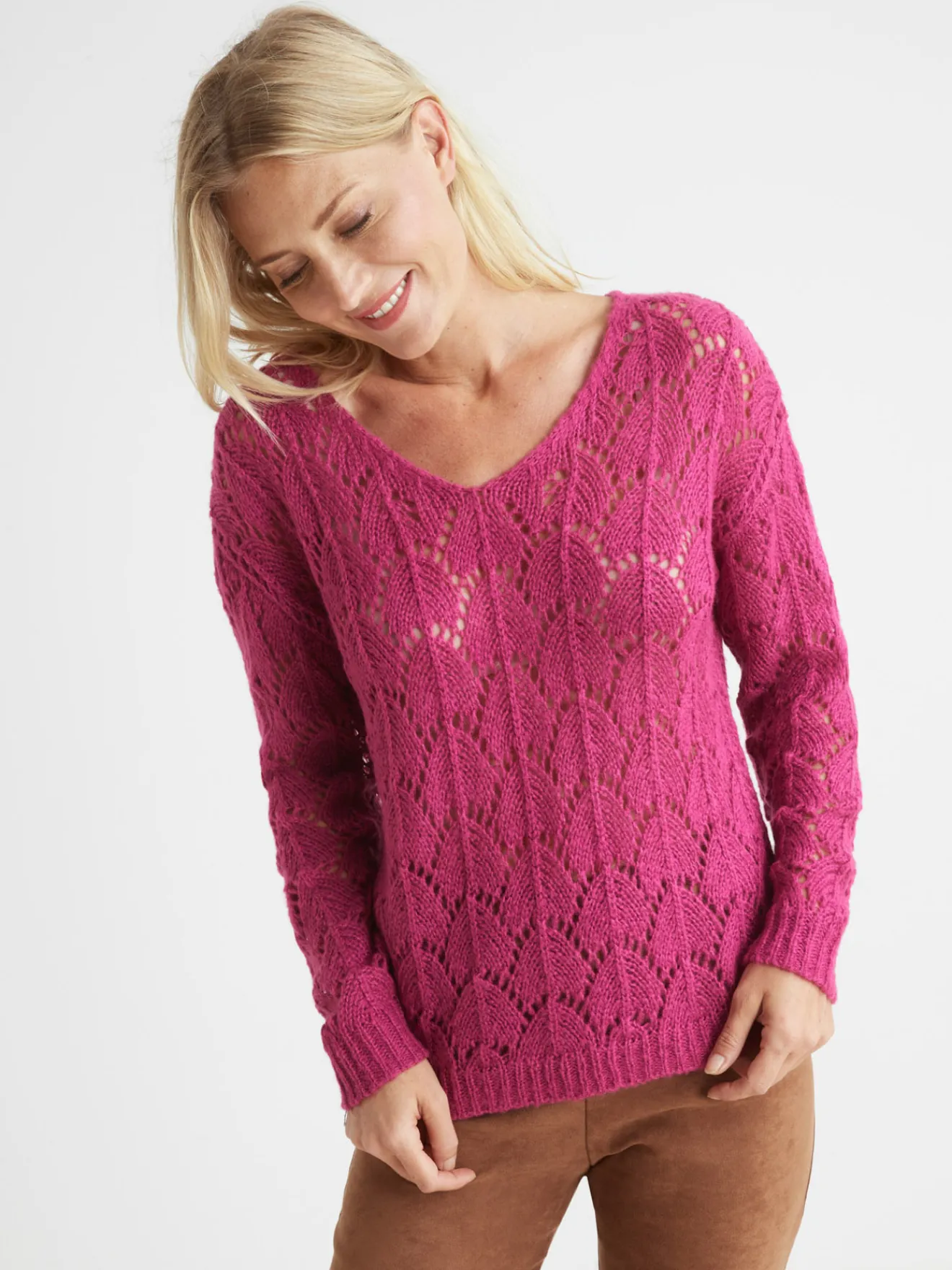 Best Pull avec mohair et laine Femme Pull