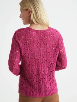 Best Pull avec mohair et laine Femme Pull