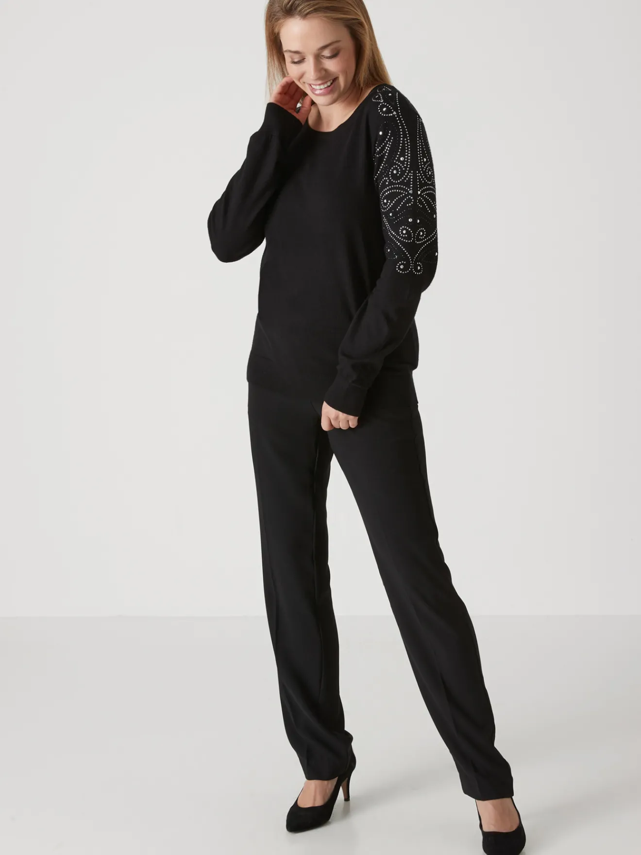 Best Pull avec strass Femme Pull