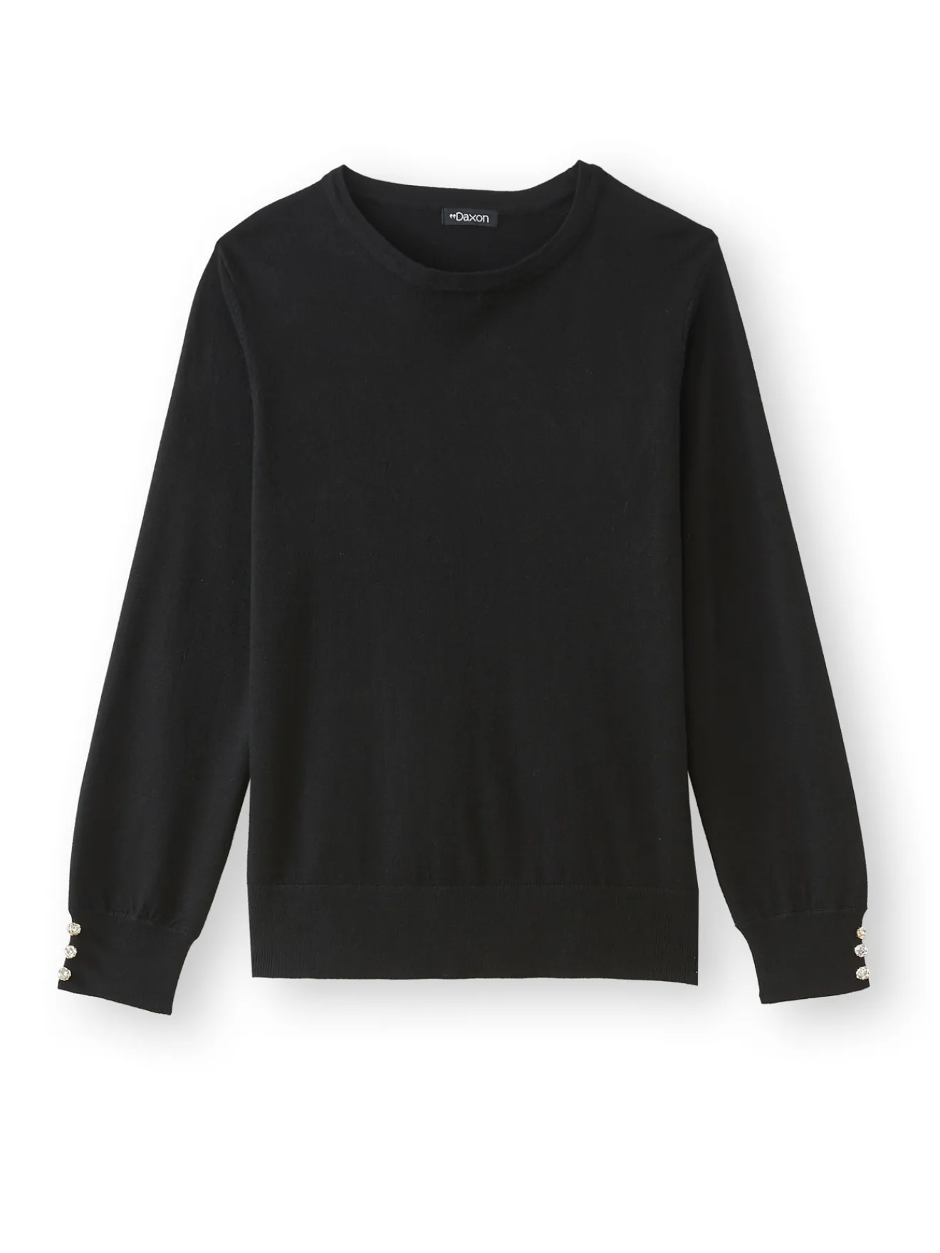 Best Pull boutons-bijoux aux manches Femme Pull