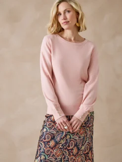 Best Pull boutons-bijoux aux manches Femme Pull