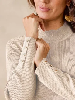 Discount Pull col montant avec laine Femme Pull