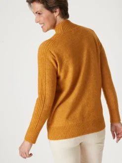 New Pull col montant en jersey envers Femme Pull