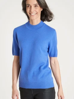 Best Pull col montant manches courtes Femme Pull