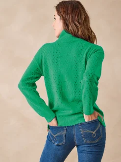 Discount Pull col montant zippé Femme Pull