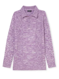 Best Pull col polo Femme Pull