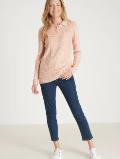 Outlet Pull col polo Femme Pull