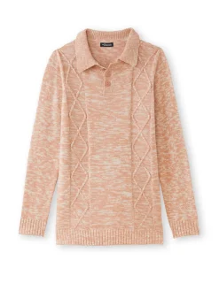 Outlet Pull col polo Femme Pull