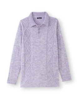 Hot Pull col polo Femme Pull