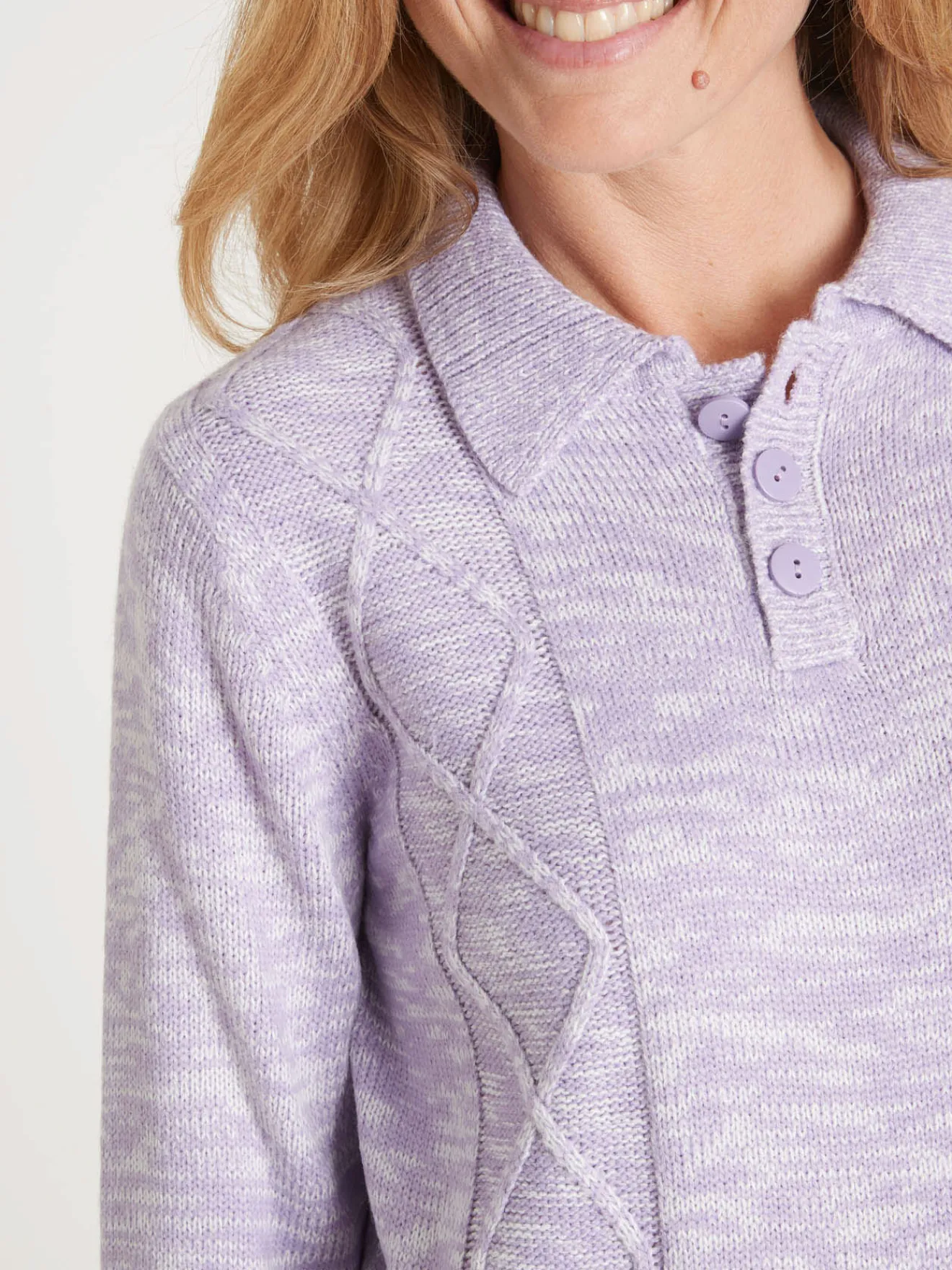 Hot Pull col polo Femme Pull