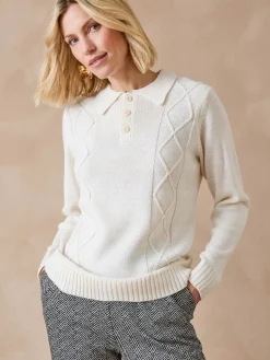 Best Pull col polo Femme Pull