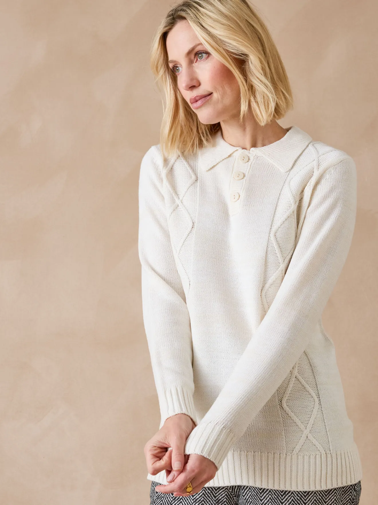 Best Pull col polo Femme Pull