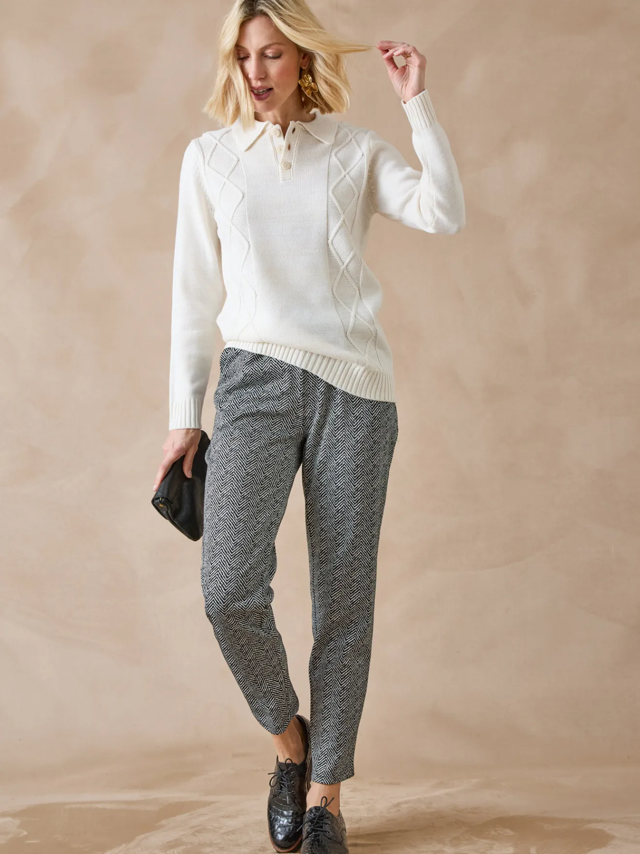 Best Pull col polo Femme Pull