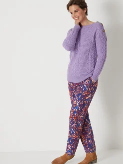 Best Pull en maille fantaisie col rond Femme Pull