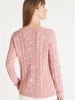 Best Pull en maille torsadée Femme Pull