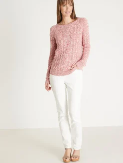 Best Pull en maille torsadée Femme Pull