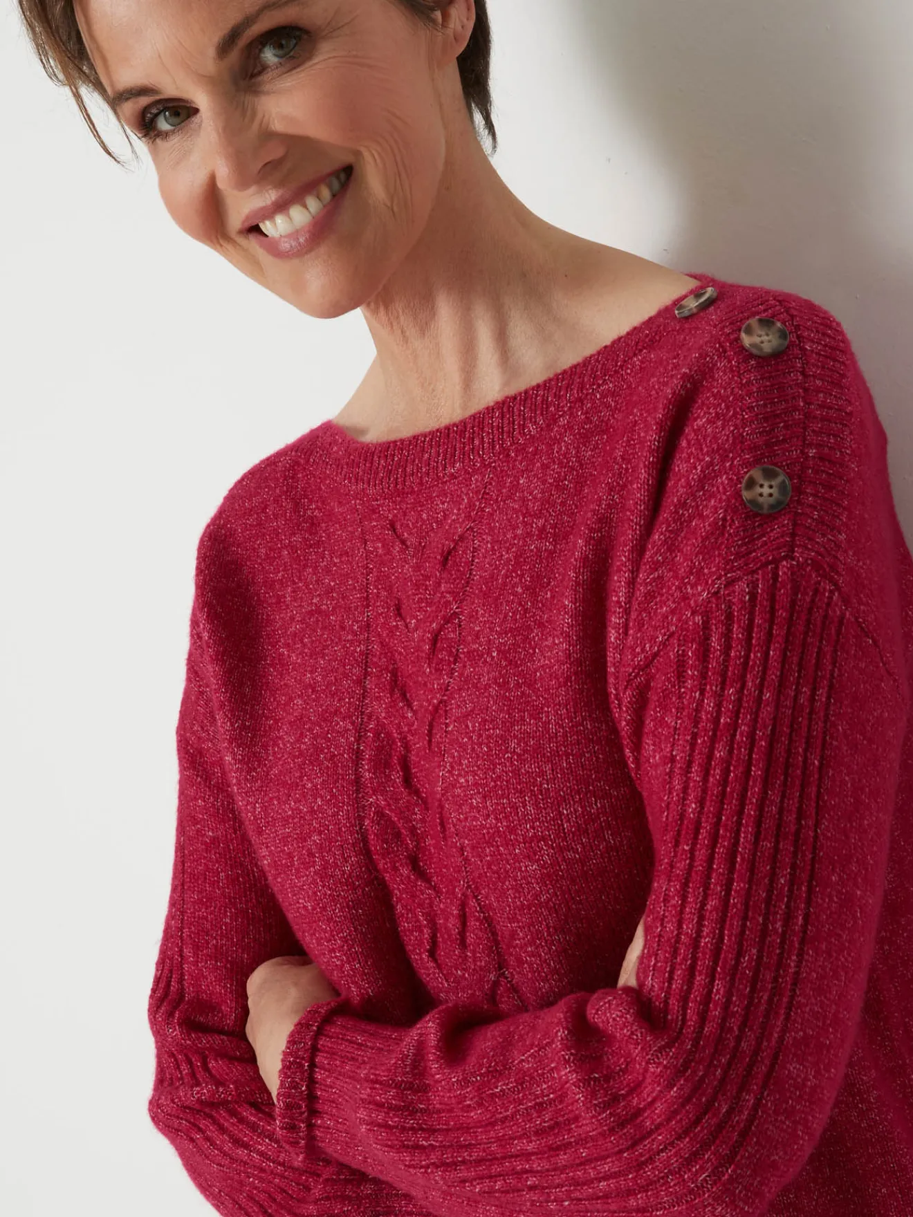 Best Pull encolure bateau en jersey envers Femme Pull