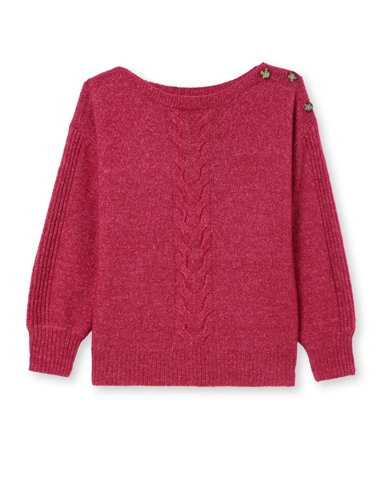 Best Pull encolure bateau en jersey envers Femme Pull