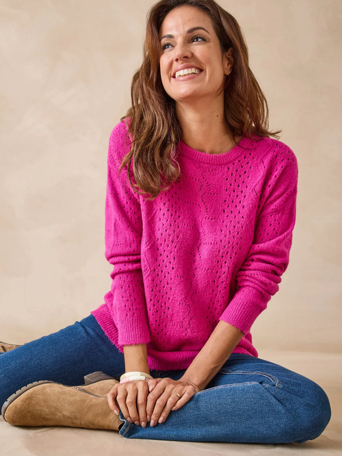 Outlet Pull encolure ronde Femme Pull