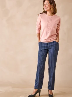 Hot Pull jeux de mailles et torsades Femme Pull