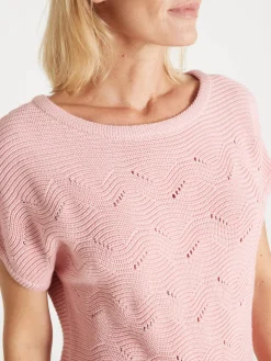 Best Pull maillle fantaisie manches T Femme Pull