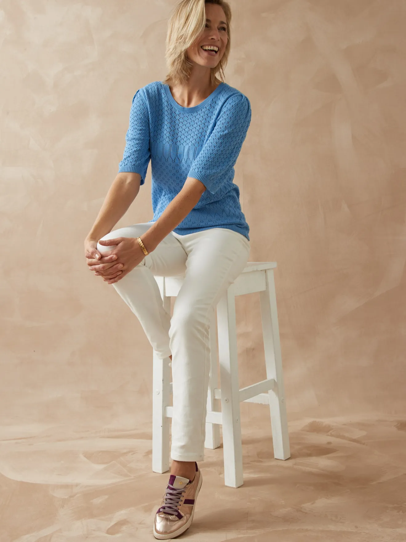 Best Pull manches au coude Femme Pull