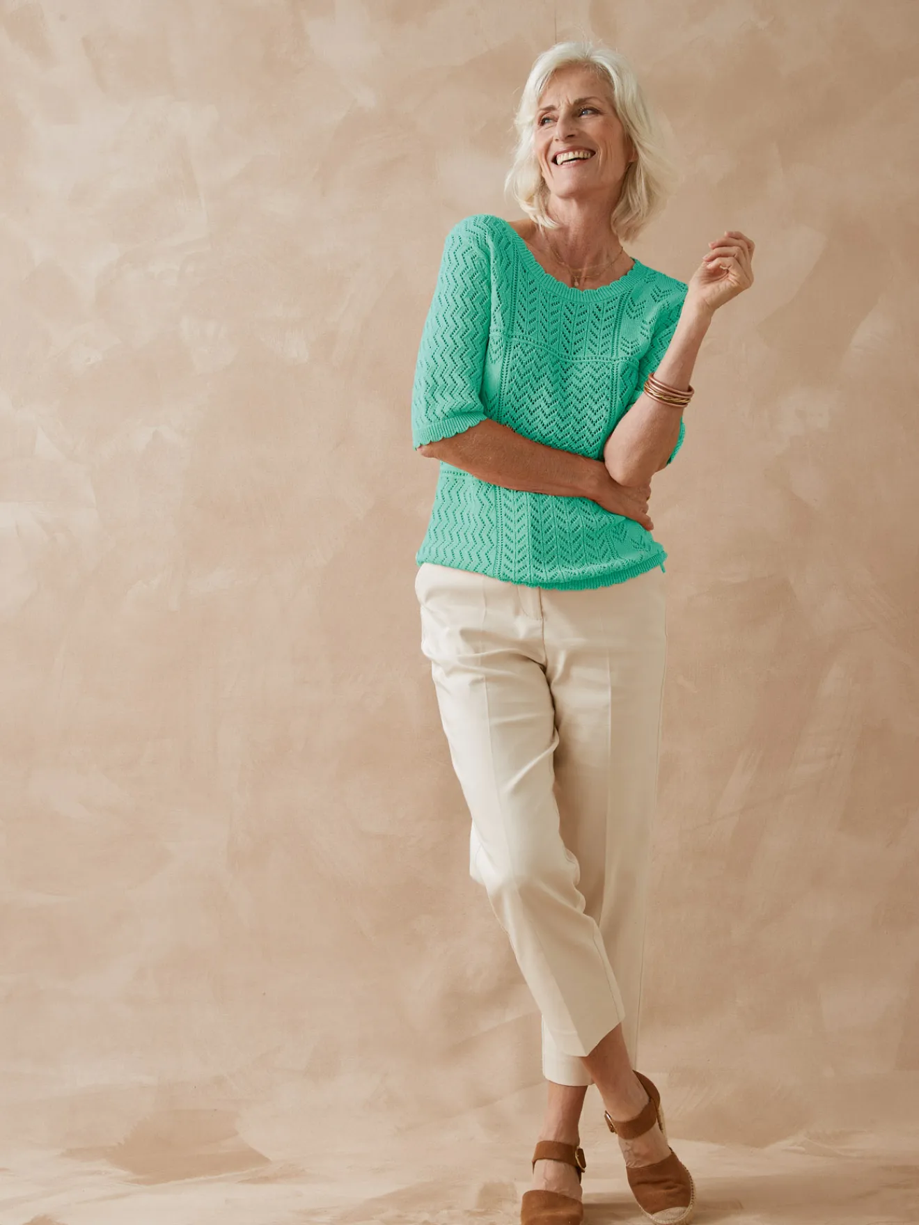 Best Pull manches au coude Femme Pull