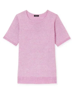 Discount Pull manches courtes encolure ronde Femme Pull