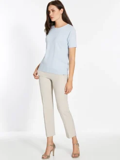 New Pull manches courtes encolure ronde Femme Pull