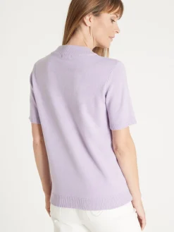 Outlet Pull manches courtes encolure tunisienne Femme Pull