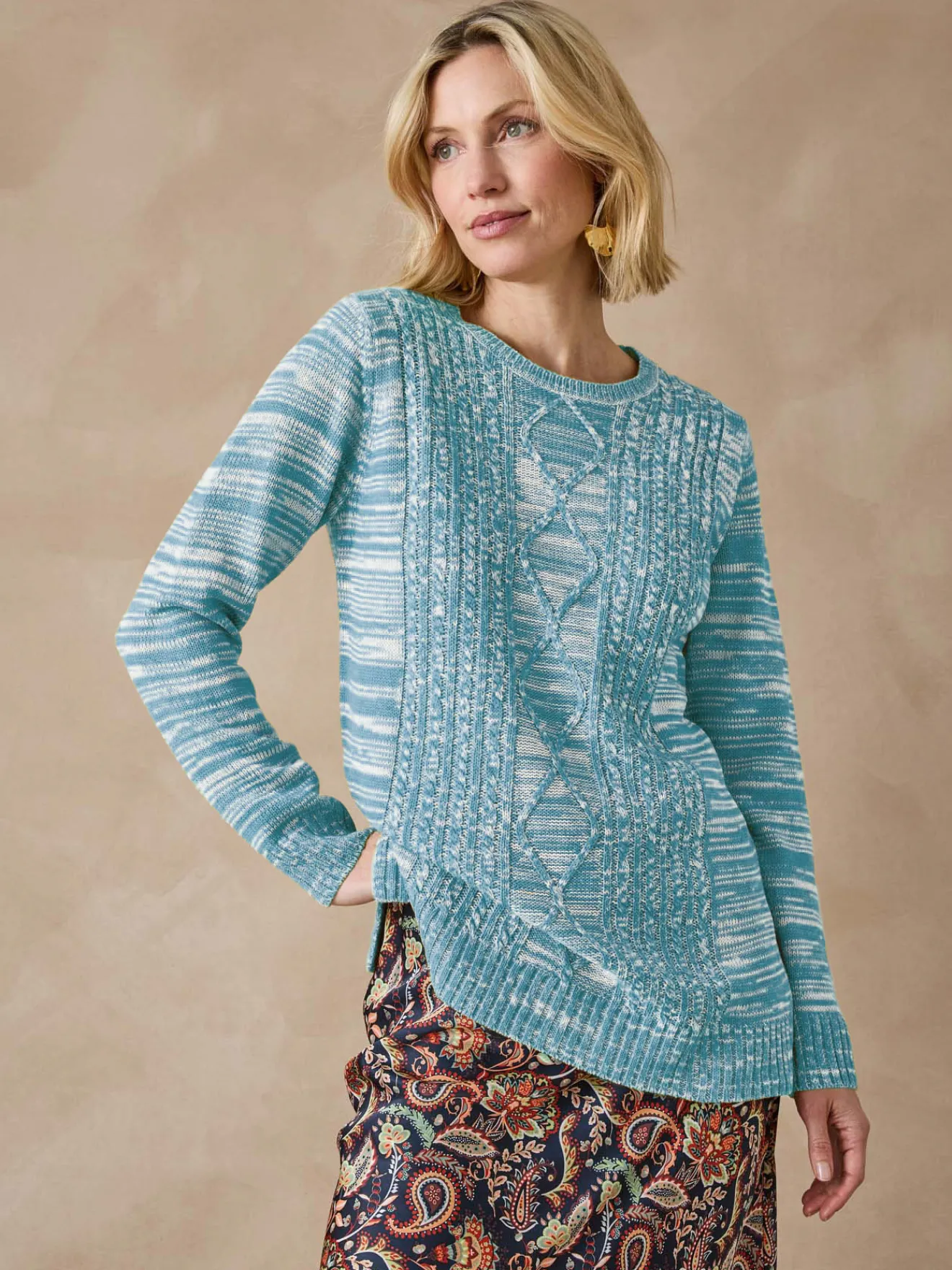 Best Pull torsadé encolure ronde Femme Pull