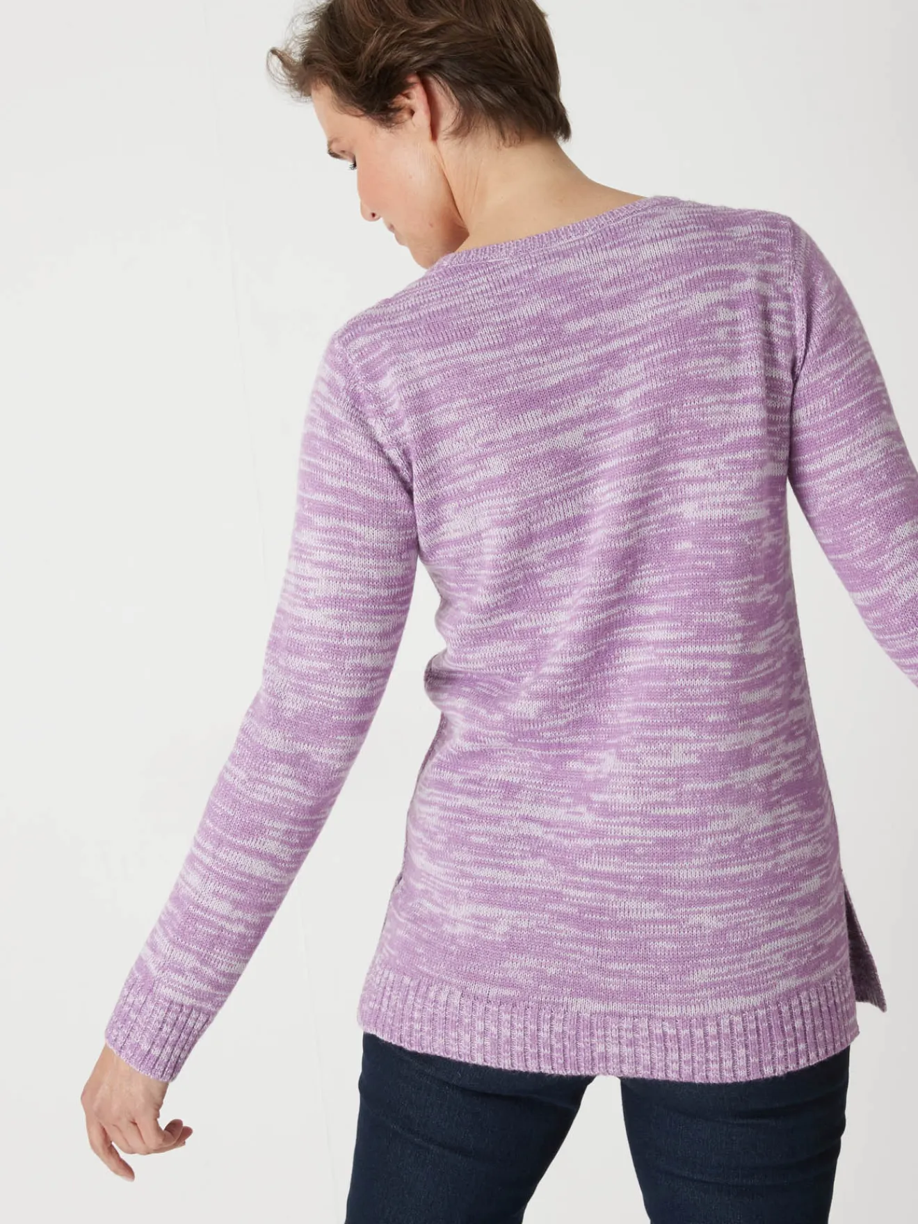 Hot Pull torsadé encolure ronde Femme Pull