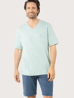 Best Pyjama court Coton bio col V homme Homme Pyjama