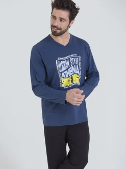 Outlet Pyjama Ecopack Sérigraphié Homme Pyjama