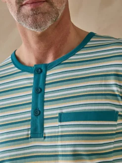 Hot Pyjama en maille jersey pur coton Homme Pyjama