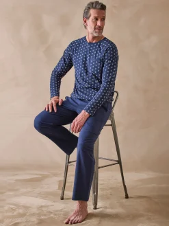 Discount Pyjama en maille pur coton Homme Pyjama