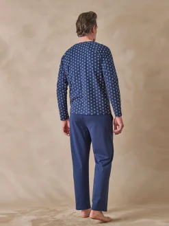 Discount Pyjama en maille pur coton Homme Pyjama