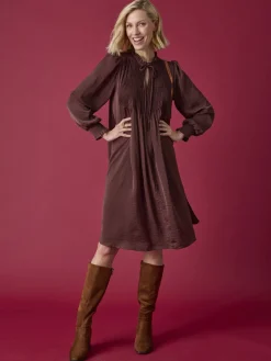 Outlet Robe à plis nervurés Femme Robe